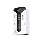 Bestek 7-OUTLET Wall Tap Surge Protector Power Strip With Swivel Ou... Fast Ship. Fixed Price $55.81.