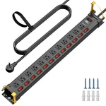 12-OUTLET Metal Independent Switch Power Strip,suitable For Industrial/office. Fixed Price $59.99.