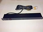 19" Rack Mounted Power Strip Hammond 1583H6A1BKRA. Fixed Price $55.00.