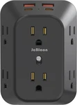 Usb Wall Charger Electrical Outlet Extender, Surge Protector, 6 Splitt.... Fixed Price $21.61.