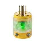 Leviton Amp 125V Nema 5-15P Clear Straight Blade Plug 515PV Cord End. Fixed Price $15.40.