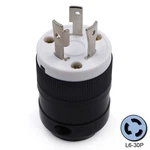 Nema L6-30P Amp 250 Volt Twist Lock Wire Electrical Power Plug Connector Us. Fixed Price $12.50.