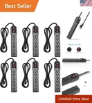 High-quality 6-OUTLET Power Strip 900 Joules Surge Protection, 15 Amps. Fixed Price $80.98.