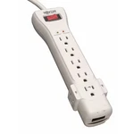 Tripp Lite SUPER7TEL Power Strip, Surge, 5-15R, 5-15P, Ft., Light Gray. Fixed Price $37.42.
