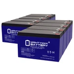 Mighty Max 12V 9AH Gel F2 Battery Compatible With Tripplite SMART1500XL - 8 Pack. Fixed Price $179.99.