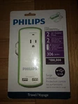 Philips Travel Surge Protector 2 Usb Charging Ports And Ac Outlets. Fixed Price $12.99.