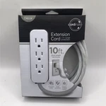 Cordinate 10 Ft Extension 3 Outlet Flat Plug Surge Protection Tamper. Fixed Price $13.40.