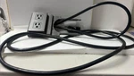 Used Steelcase Temporary Power Tap Outlet Cord X4K000006 For Office Cubicle. Fixed Price $12.99.