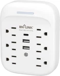 Bn-link 6 Outlet Extender Multi Plug With 3 Usb Charger Wall Adapter Tap. Fixed Price $14.99.