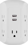 5-OUTLET 2-USB Surge Protector Adapter, 560 Joules, Fast Charging Stat. Fixed Price $22.99.