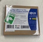 Tripp Lite Usb 3.1 Gen 1- To Vga Adapter With Charging Capability. Fixed Price $16.00.