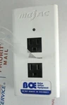Majac Esp Model No. J-X2 Wall Plug-in Fax Modem Surge Suppressor Protector Spd. Fixed Price $14.50.