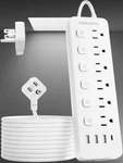 6FT Outlet Power Strip W/ 4 (1 Usb-c) And Switches Cruise Friendly. Fixed Price $40.40.