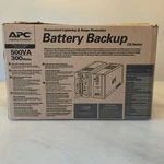 Apc BK500 Beige Auto Shutdown 6 Nema Outlet Back-ups Cs Battery Backup System. Fixed Price $120.00.