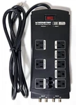 Monster JP800 8-OUTLET 2160-JOULE Theater Cable Satellite Phone Surge Protector. Fixed Price $13.11.
