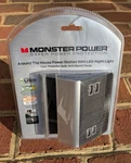 Monster Power 4-PORT Usb-a Rapid Charging Station, With Light Device Stand. Fixed Price $15.00.