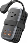 Ntonpower Gan Ultra 65W Usb Fast Charging Station, 7 1 Travel Strip Wit. Fixed Price $50.79.
