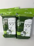 2 Greenlite 5 Outlet Tier 1 Advanced Power Strip Wall Mt Surge Protector New. Fixed Price $19.99.