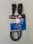Woods 2' Small Appliance Power Cord Gauge Wire Light Duty 10 Amps 18/2 Hpn. Fixed Price $6.99.