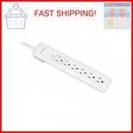 Monoprice 109198 6 Outlet Slim Surge Protector Power Strip - White 3FT Cord. Fixed Price $31.86.