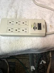 Very Rare Tripp Lite Super 6,E128811 Heavy Duty Surge Protector. Fixed Price $18.00.