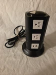 Safemore 8 Ac Outlets 4 Usb Charging Station Power Strip Tower Surge Protector. Fixed Price $21.73.