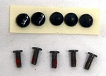 Hp Pavilion DV9000 Lcd Case Screws + Rubber Covers 432967-001 Glossy Black X5. Fixed Price $6.60.