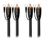 Audioquest Black Lab 3M Subwoofer Cable (2-PACK) Kit. Fixed Price $139.90.
