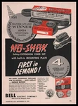 1955 Bell Electric Company Chicago No-shok Extension Cord Sets Vintage Print Ad. Fixed Price $14.21.