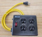 Woods 2177 Metal Power Block With 4 Outlets And Lighted Switch 125V 60 Hz 15 Amp. Fixed Price $29.99.