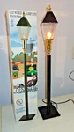 Vintage 1988 Telco Extending 24" To 30 Christmas Old World Lamp Post Light. Fixed Price $19.99.