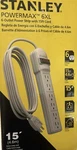 Stanley Powermax 6-OUTLET Strip 15' Cord On/off Switch Resettable Breaker. Fixed Price $25.00.