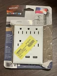 Merkury Innovations Surge Protector 3.1A & 2.4A Usb Wall Charger 6 Outlet. Fixed Price $9.99.