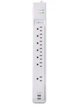New! Ce TECH6 Ft. 7-OUTLET Surge Protector With Usb, White. Fixed Price $23.99.