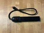 Kmc 6-OUTLET Surge Protector Power Strip 15A 90J Black 3FT Cord 160102. Fixed Price $17.50.