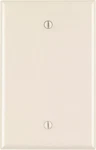 Leviton 0PJ13-00T Almond 1-GANG Nylon Blank Wallplate 4-7/8 H X 3-1/8 In.. Fixed Price $6.44.