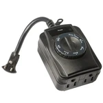 24 Hour Weatherproof Outlet Timer Outdoor Light Switch Power Zone Photocell. Fixed Price $23.95.