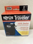 Tripp Lite Traveler 1050 Joules Retractable Plug Portable Surge Protector. Fixed Price $11.95.