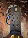 Belkin BV108230-06-BLK Power Strip Surge Protector, 8-OUTLET. Fixed Price $19.95.