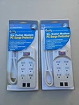 Vintage Lot 2 Iconcepts 6 Outlet Telephone Modem Pc Computer Fax Surge Protector. Fixed Price $29.49.
