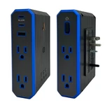 Black Power Strip With 3000 Joules Surge Protection Fast Charging Ports. Fixed Price $151.90.