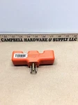 Orange Plug In Heavy Duty 3 Tap Triple Outlet Adapter 15A / 125V Power. Fixed Price $9.00.