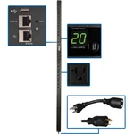 Tripp Lite Rack Pdu Monitored 120V 20A 5-15/20R 6 Outlet L5-20P 0URM 1.9 Kw. Fixed Price $584.11.