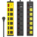 Crst 6-OUTLET Heavy Duty Individual Switches Power Strip 1200J Surge Protector. Fixed Price $29.99.