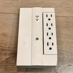 Side Socket Surge Protector Power Strip 8 Outlet Charger Wall Mount. Fixed Price $16.99.