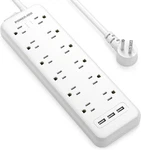 Strip, Poweradd Surge Protector Flat Plug 12 Outlets 3 Usb Charging Ports. Fixed Price $29.99.