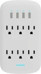 6 Outlet Wall Tap Surge Protector W/ Usb Ports 490J. Fixed Price $14.99.