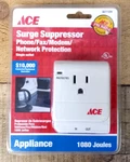 Sealed Ace Surge Suppressor Phone Fax Modem Network Protection 1080 Joules. Fixed Price $8.19.