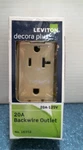 Leviton 20A Backwire Outlet (16352) Fs. Fixed Price $11.50.