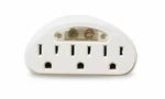 Topzone Us Plug Wall Tap 3 Outlet Sockets Splitter Converter W/ Sensor Light. Fixed Price $9.99.